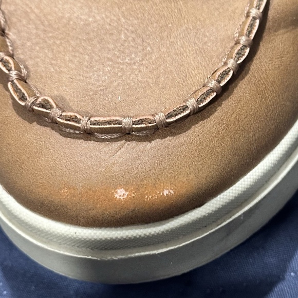 Brown Tan Boots Lace Up combat boots fall size 6 womens leather autumn - Picture 3 of 14